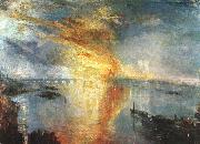 Joseph Mallord William Turner The Burning of the Houses of Parliament oil painting reproduction